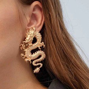 STUNNING Dragon Earrings